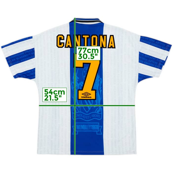 1994-96 Manchester United Third Shirt Cantona #7 - 8/10 - (L)
