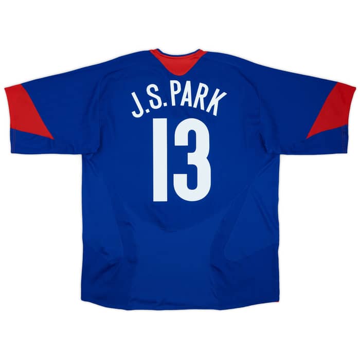 2005-06 Manchester United Away Shirt J.S.Park #13 - 9/10 - (XL)