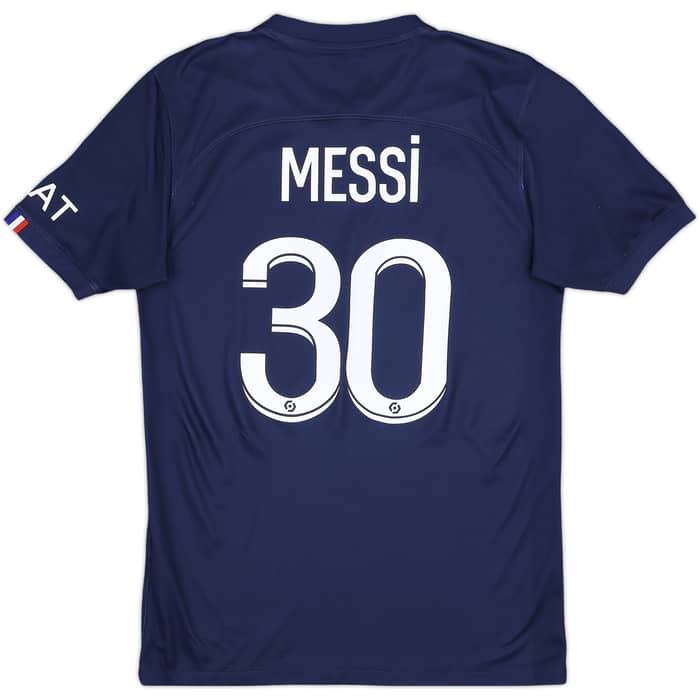 2022-23 Paris Saint-Germain Home Shirt Messi #30 - 7/10 - (S)