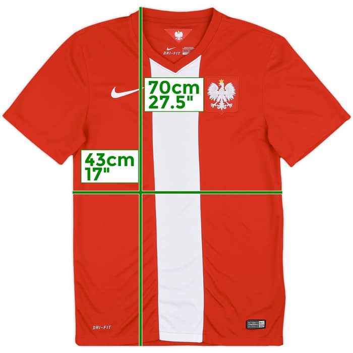 2014-16 Poland Away Shirt - 9/10 - (S)