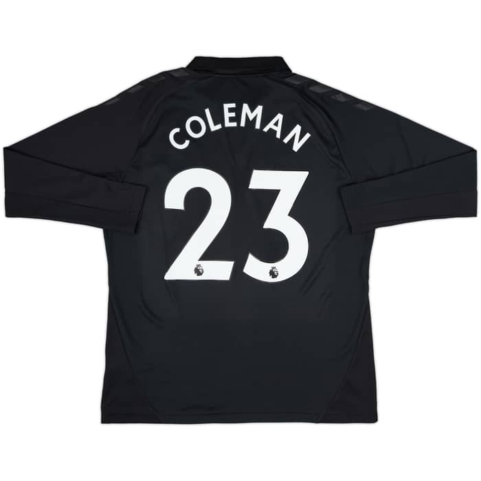 2021-22 Everton Away L/S Shirt Coleman #23 - 8/10 - (L)