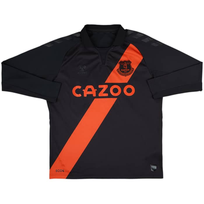 2021-22 Everton Away L/S Shirt Coleman #23 - 8/10 - (L)