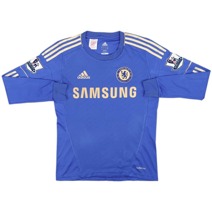 2012-13 Chelsea Home L/S Shirt Ramires #7 - 7/10 - (L.Boys)