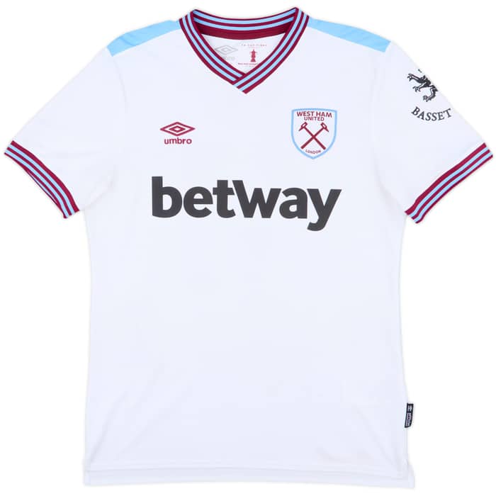 2019-20 West Ham Away Shirt Rice #41 - 6/10 - (M)