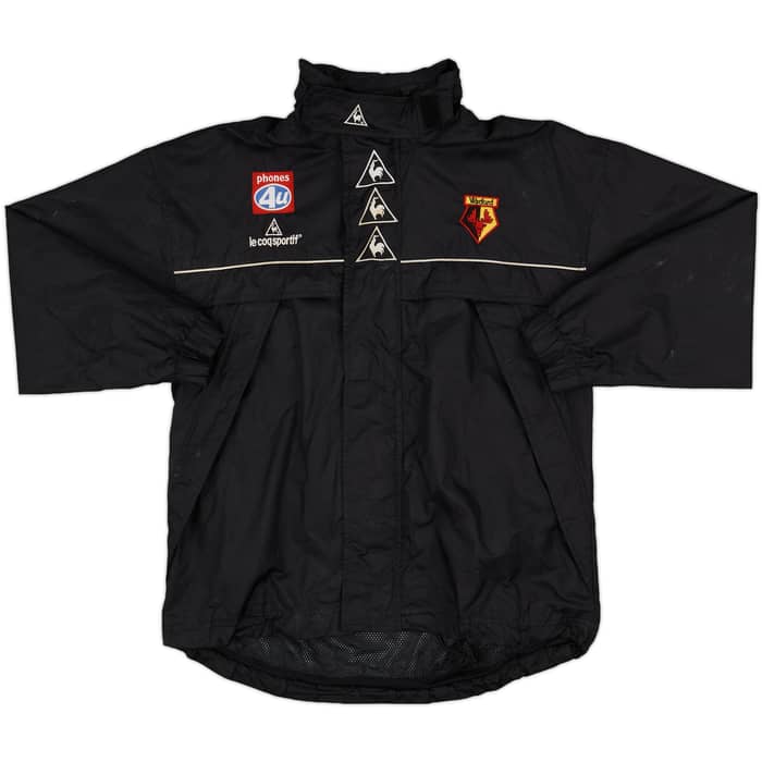 1998-99 Watford Le Coq Sportif Hooded Rain Jacket - 4/10 - (L.Boys)