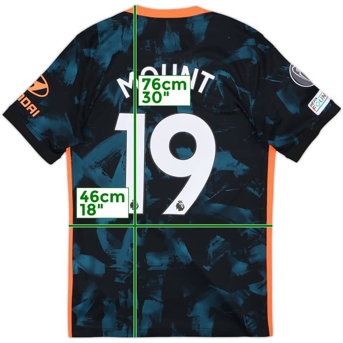 2021-22 Chelsea Third Shirt Mount #19 - 8/10 - (S)