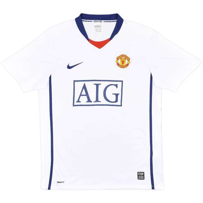 2008-10 Manchester United Away Shirt Scholes #18 - 8/10 - (M)