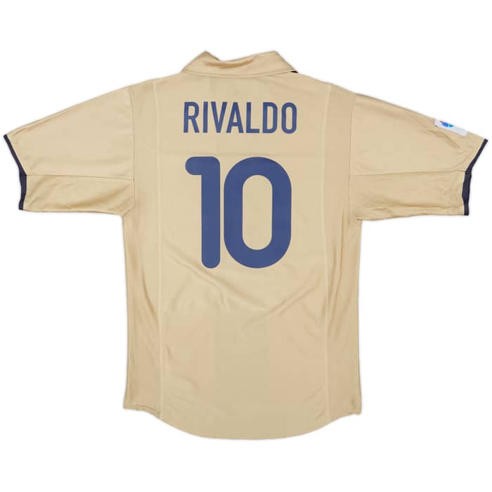 2001-03 Barcelona Away Shirt Rivaldo #10 - 6/10 - (S)