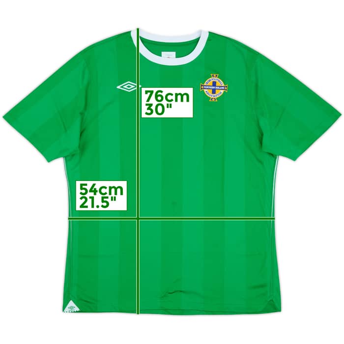 2010-12 Northern Ireland Home Shirt - 9/10 - (L)