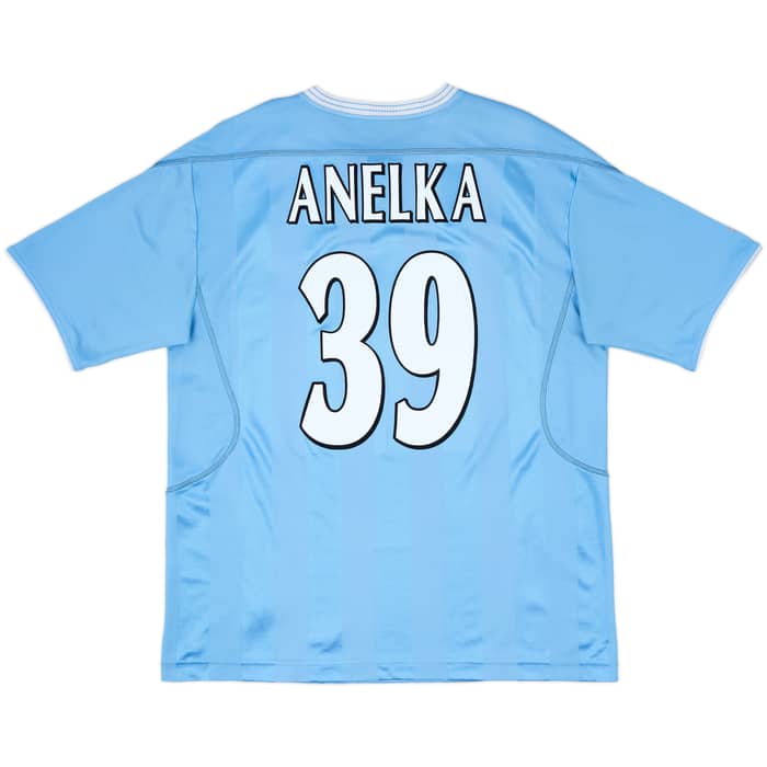 2003-04 Manchester City Home Shirt Anelka #39 - 6/10 - (L)