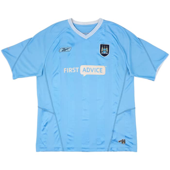 2003-04 Manchester City Home Shirt Anelka #39 - 6/10 - (L)