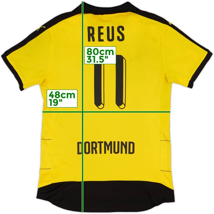 2015-16 Borussia Dortmund Home Shirt Reus #11 - 8/10 - (M)