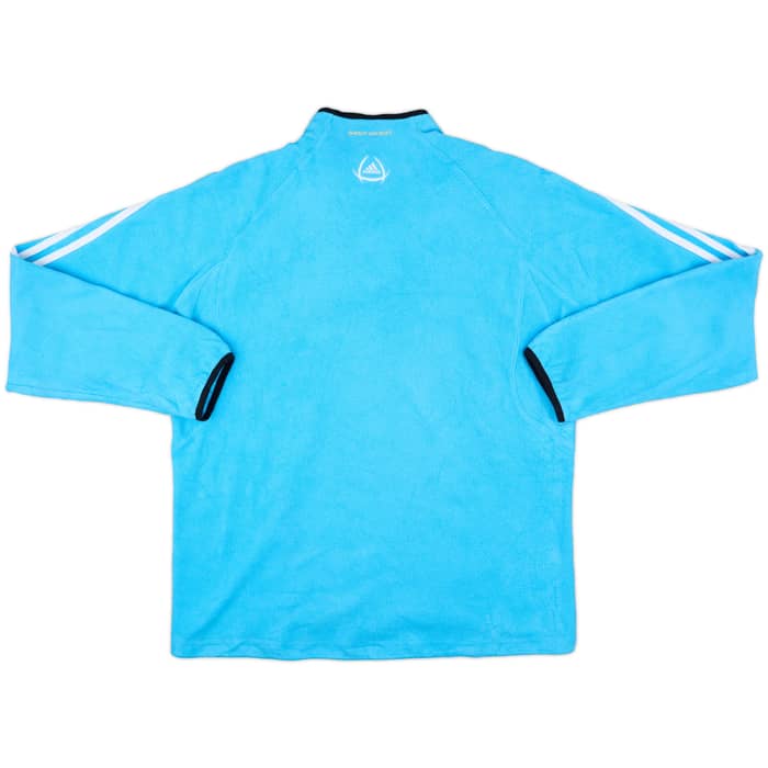 2003-04 Olympique Marseille adidas 1/4 Zip Fleece Top - 8/10 - (M/L)
