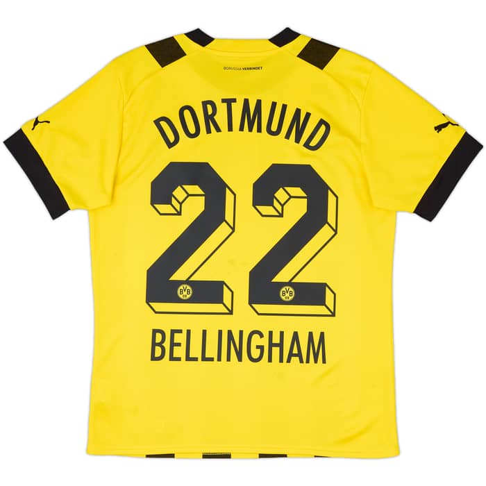 2022-23 Dortmund Home Shirt Bellingham #22 - 7/10 - (M)