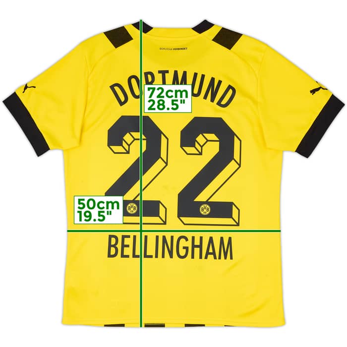 2022-23 Dortmund Home Shirt Bellingham #22 - 7/10 - (M)