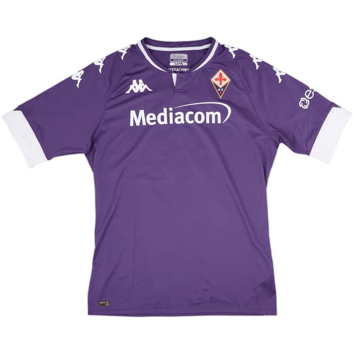 2020-21 Fiorentina Home Shirt Milenkovic #4 - 7/10 - (XXL)