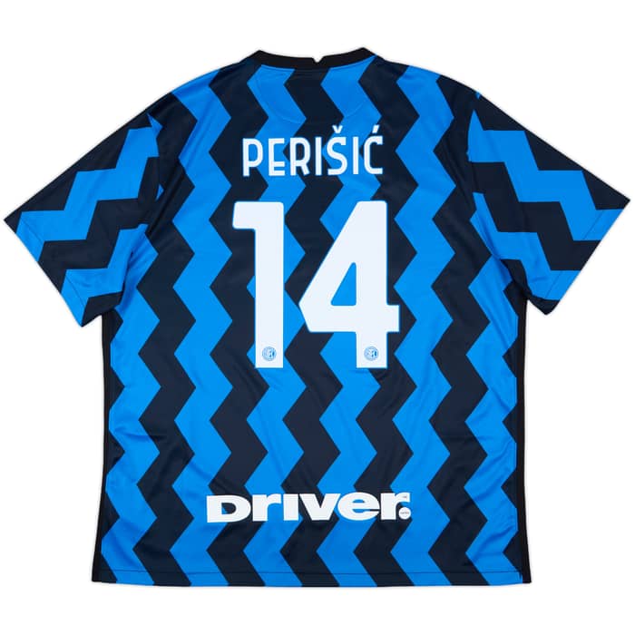 2020-21 Inter Milan Home Shirt Perisic #14 - 9/10 - (XXL)