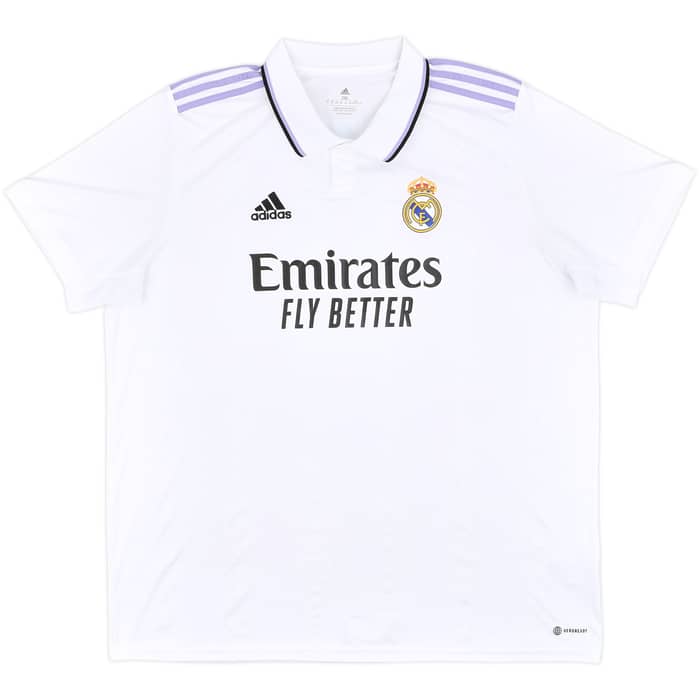 2022-23 Real Madrid Home Shirt Benzema #9 - 9/10 - (XXL)