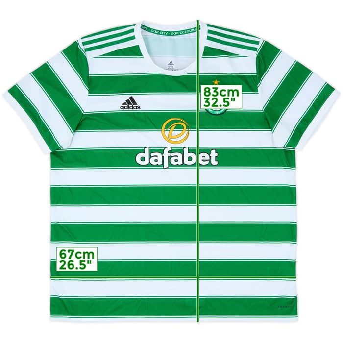 2021-22 Celtic Home Shirt - 10/10 - (XXL)