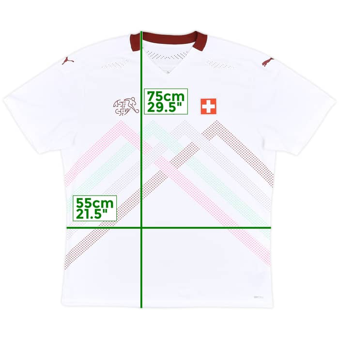 2020-21 Switzerland Authentic Away Shirt - 10/10 - (XXL)