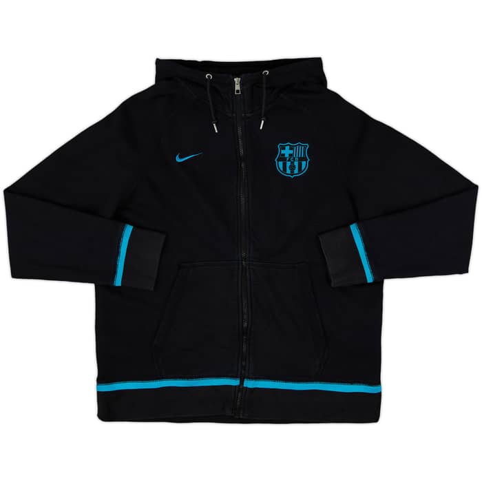 2015-16 Barcelona Nike Hooded Track Jacket - 8/10 - (XL)