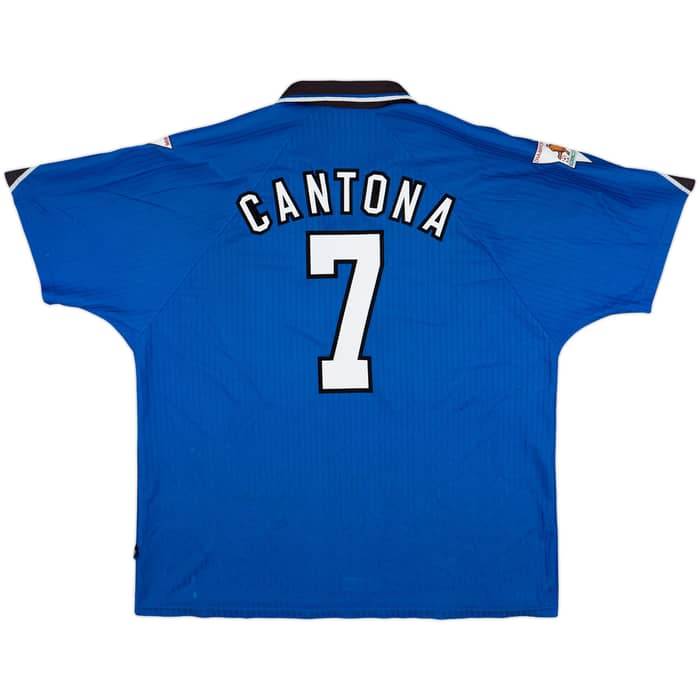 1996-98 Manchester United Third Shirt Cantona #7 - 8/10 - (XXL)