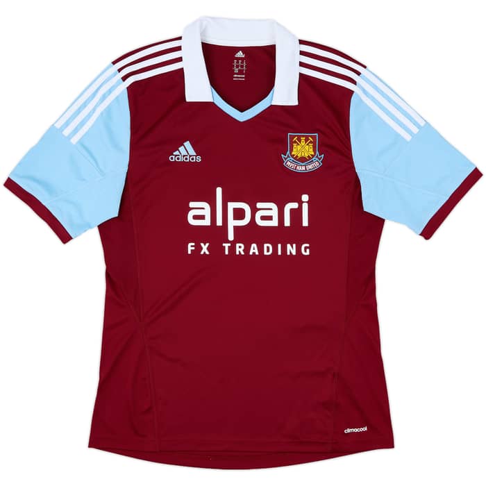 2013-14 West Ham Home Shirt Noble #16 - 9/10 - (M)