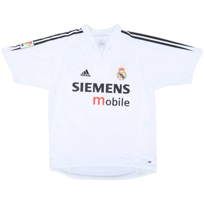 2004-05 Real Madrid Home Shirt Zidane #5 - 9/10 - (M)