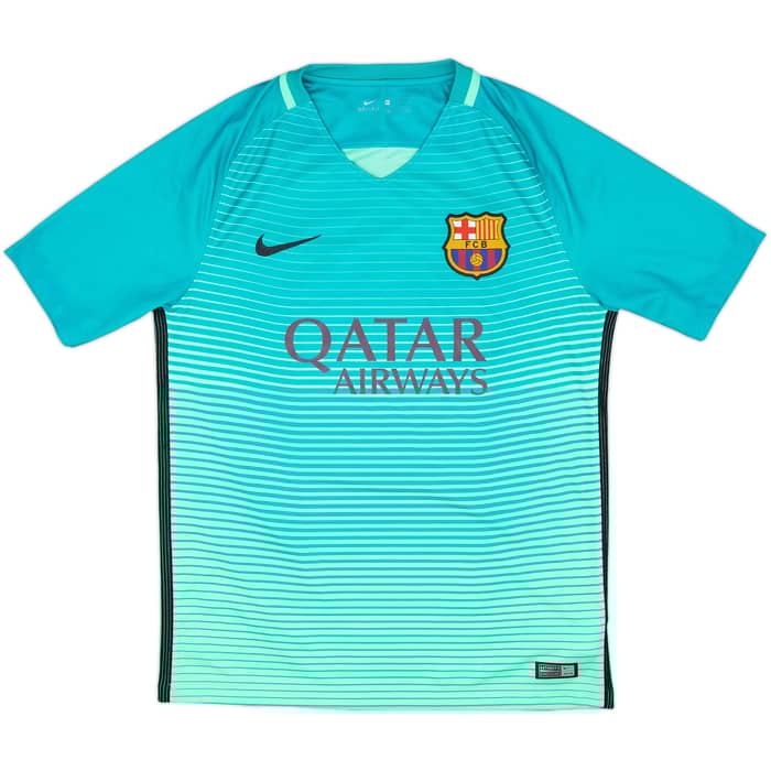 2016-17 Barcelona Third Shirt Suarez #9 - 10/10 - (M)