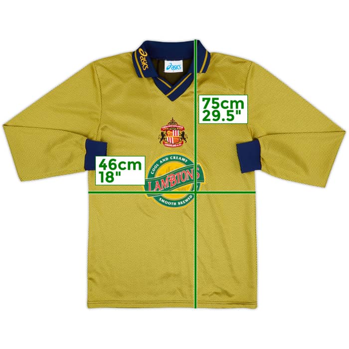 1997-99 Sunderland Away L/S Shirt - 9/10 - (S)