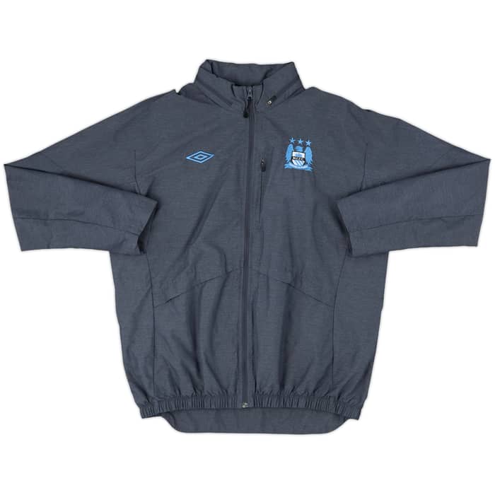 2012-13 Manchester City Umbro Hooded Rain Jacket - 10/10 - (XL)