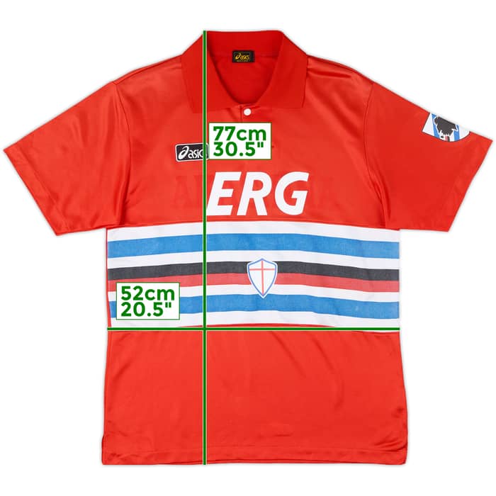 1992-94 Sampdoria Third Shirt #2 - 5/10 - (L)