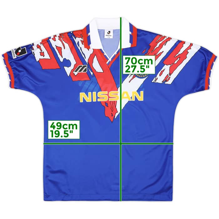 1993-94 Yokohama Marinos Home Shirt #8 - 5/10 - (XL)