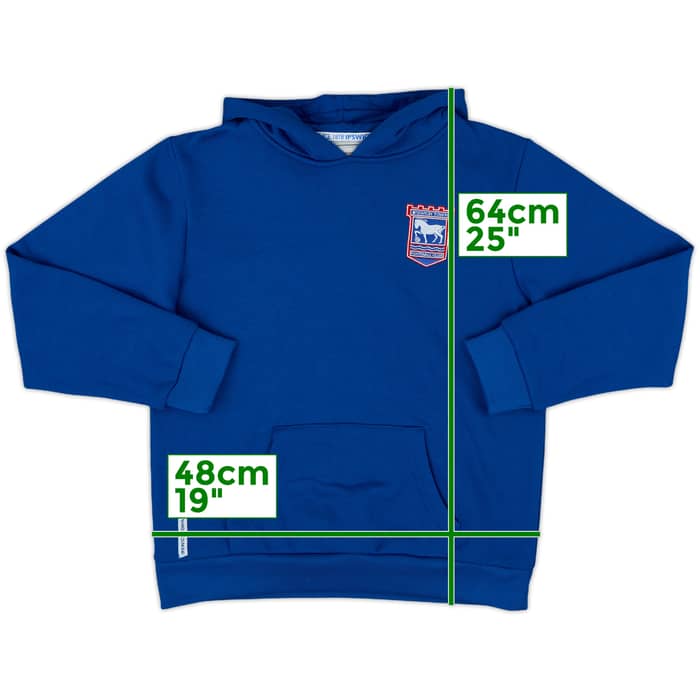 2004-06 Ipswich Punch Hooded Top - 8/10 - (L.Boys)