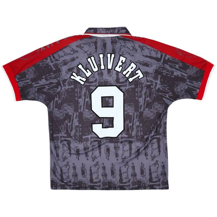 1996-97 Ajax Away Shirt Kluivert #9 - 8/10 - (L)
