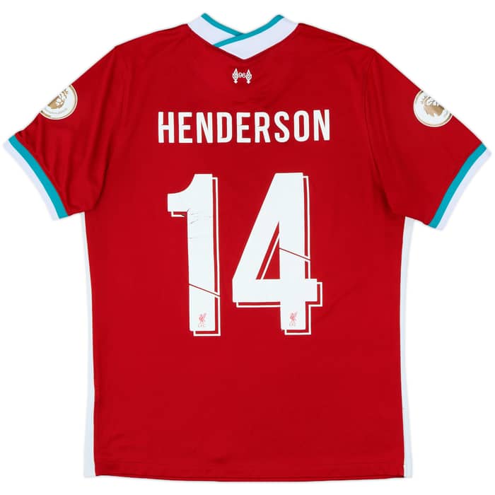 2020-21 Liverpool Home Shirt Henderson #14 - 5/10 - (XL)