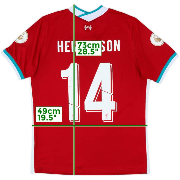 2020-21 Liverpool Home Shirt Henderson #14 - 5/10 - (XL)