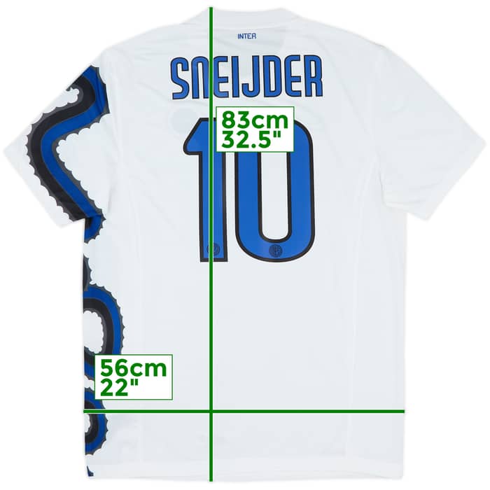 2010-11 Inter Milan Away Shirt Sneijder #10 - 9/10 - (L)