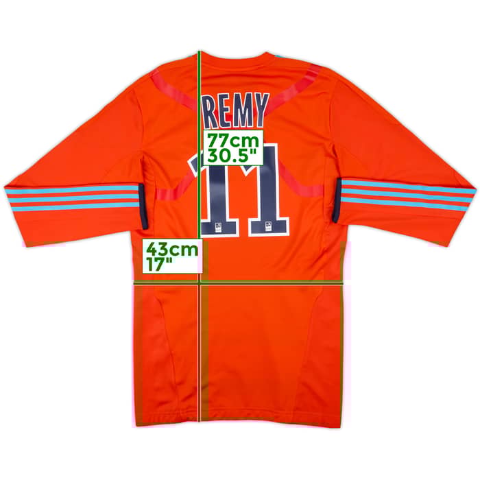 2011-12 Olympique Marseille Player Issue TechFit Third Remy #11 - 10/10 - (XL)
