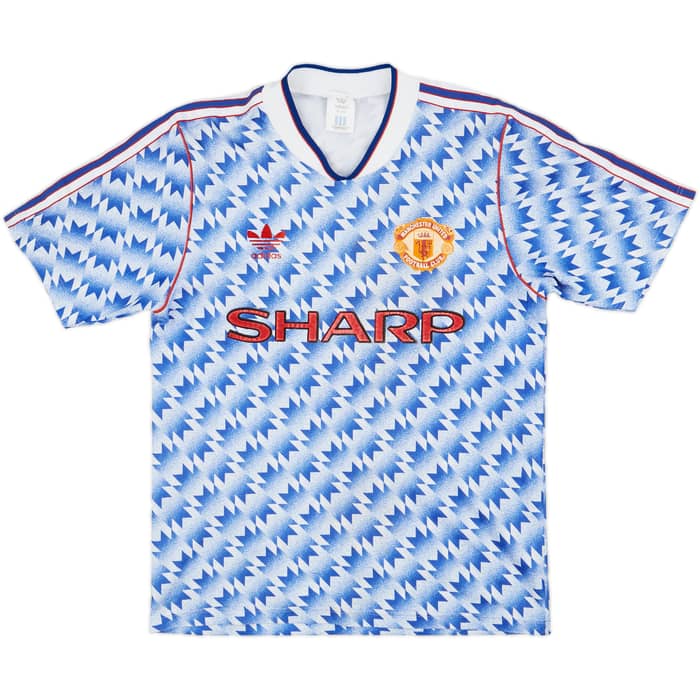 1990-92 Manchester United Away Shirt - 8/10 - (S)
