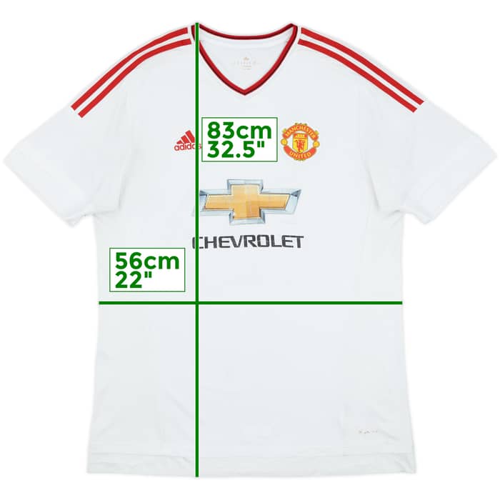 2015-16 Manchester United Away Shirt - 5/10 - (XL)