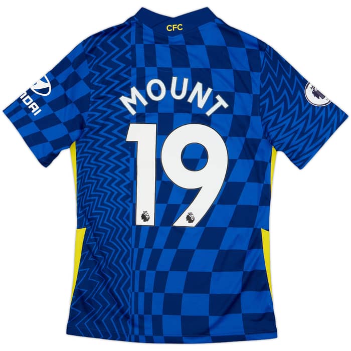 2021-22 Chelsea Home Shirt Mount #19 - 8/10 - (S)