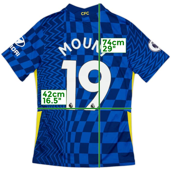 2021-22 Chelsea Home Shirt Mount #19 - 8/10 - (S)