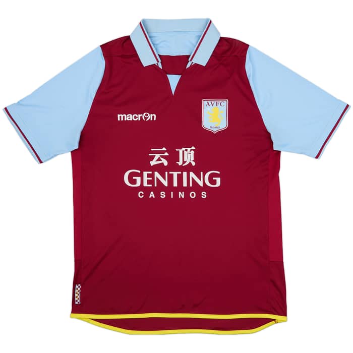 2012-13 Aston Villa Home Shirt Benteke #20 - 7/10 - (L)