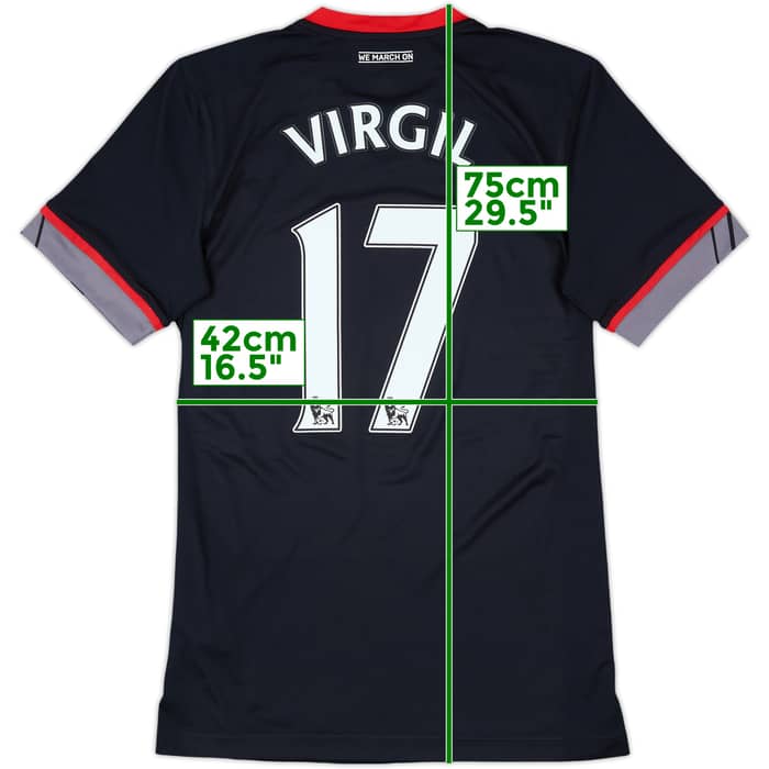 2016-17 Southampton Away Shirt Virgil #17 - 8/10 - (S)