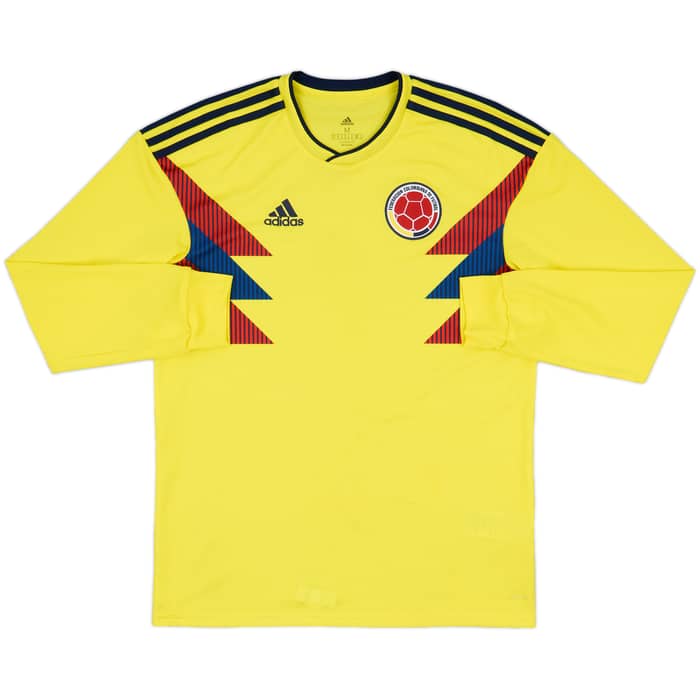 2018-19 Colombia Home L/S Shirt - 7/10 - (M)