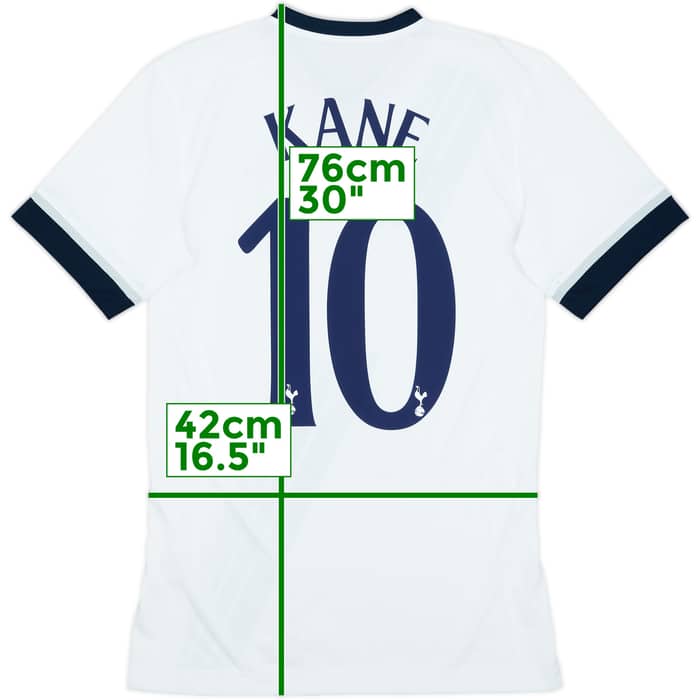 2015-16 Tottenham Home Shirt Kane #10 - 8/10 - (S)