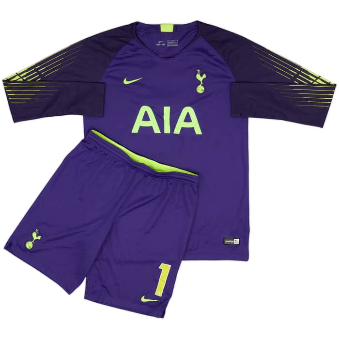 2018-19 Tottenham GK Full Kit Lloris #1 - 7/10 - (XL.Boys)