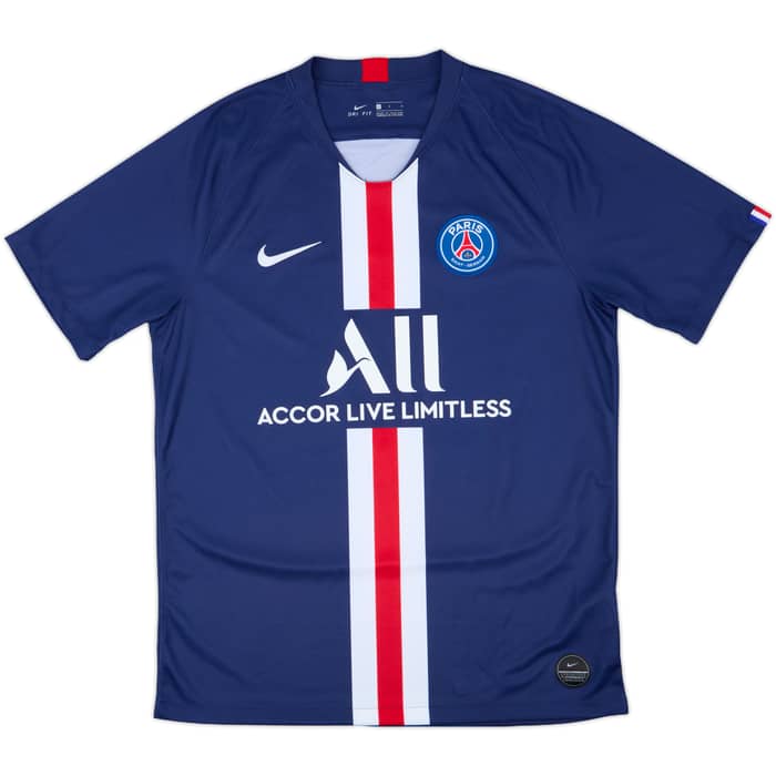 2019-20 Paris Saint-Germain Home Shirt Mbappe #7 - 8/10 - (L)