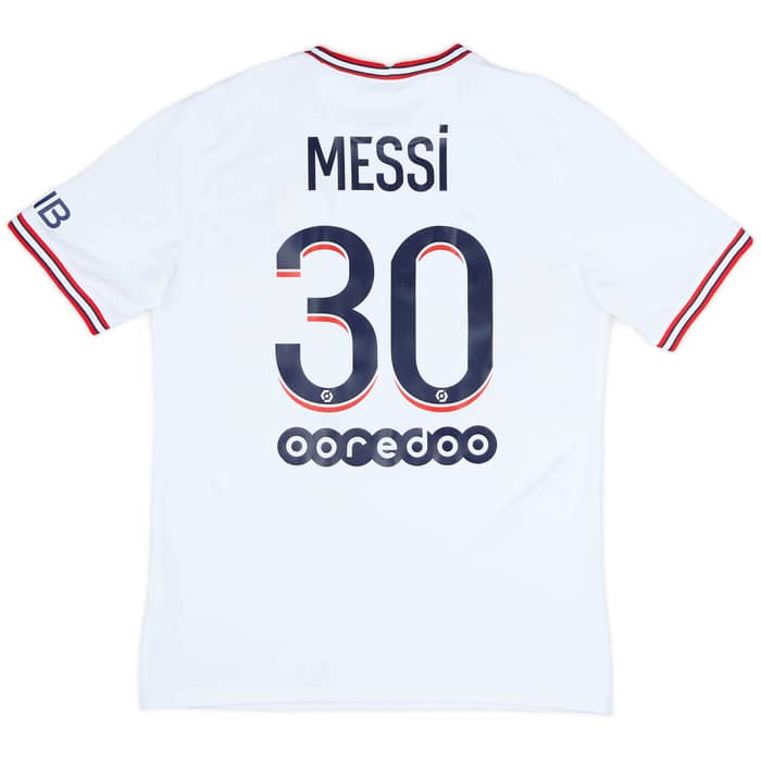 2021-22 Paris Saint-Germain Fourth Shirt Messi #30 - 7/10 - (M)